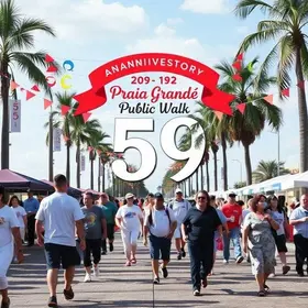 Caminhada dos Emancipadores Praia Grande
