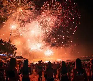 Réveillon na Praia Grande