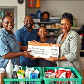 doação de produtos de higiene pessoal