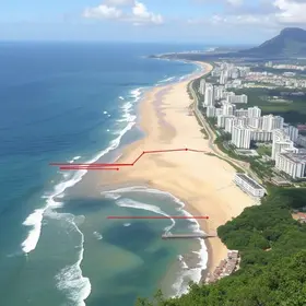 praias impróprias para banho