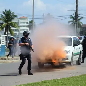 Policiais da Operação Verão