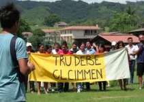 ação de conscientização na Rua Itiberê da Cunha