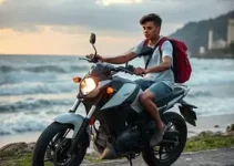 acidente de moto elétrica