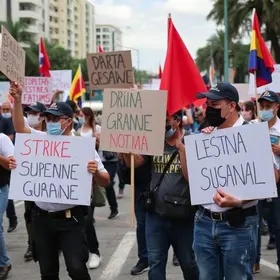 greve em praia grande