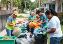 primeiro mutirão do ano no Bairro Flórida