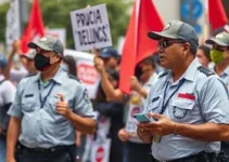 servidores públicos Praia Grande greve aumento