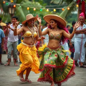 cocada de jaca e dança cigana