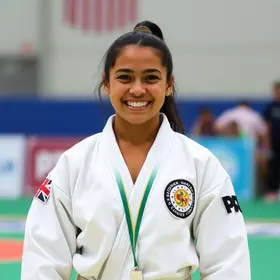 Agatha Silva judô Jogos Regionais