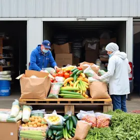 Fundo Social recebe doação de 12 toneladas de alimentos