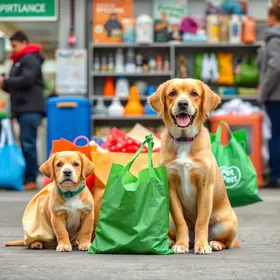 totens com saquinhos gratuitos para tutores de pets