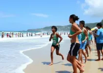 abertura dos Jogos Escolares de Praia Grande