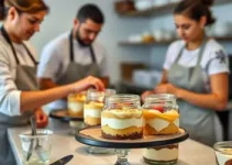 fabricação de sobremesas e bolos no pote