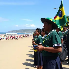 Semana da Pátria agita escolas municipais de Praia Grande